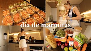 Fazendo marmitas da semana cardápio dicas organização limpeza [upl. by Brittney]