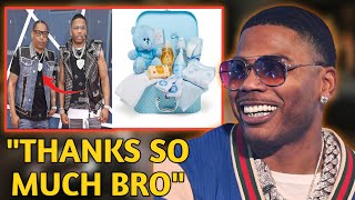 Nelly n Ashanti EXCITED as NELLYS brother CITY STUD surprises them n baby Kareem with gifts [upl. by Noeht]