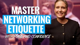 How to Network Networking Etiquette Tips for Professionals [upl. by Odella]