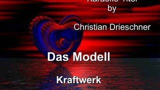 Das Modell  Kraftwerk  Karaoke [upl. by Nydnarb464]