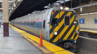 Amtrak Metroliner Cab Car 9644 Leads Keystone Train 645 out of Newark Penn Station 10621 [upl. by Erskine]