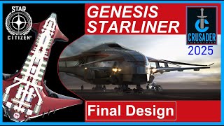 Star Citizen Genesis StarLiner  Final Design [upl. by Anhsirk]