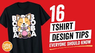 16 EASY TShirt Design Tips to Create Shirts That Sell 💸 Go from Beginner to Pro with Examples [upl. by Notterb397]