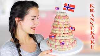 How to make KRANSEKAKE  Norwegian recipe [upl. by Arikehs]