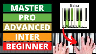 Piano Chords 5 Levels from Beginner to Pro [upl. by Race]