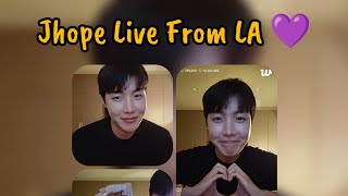 BTS Jhope Weverse Live BTS Weverse Live jhope Weverse Live BTS Jin Weverse Live [upl. by Nitsruk]