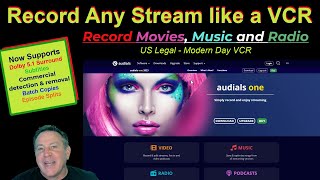 🔴Audials 2023  Record ANY STREAM just like a VCR  Legal for home use in US [upl. by Adnaram]