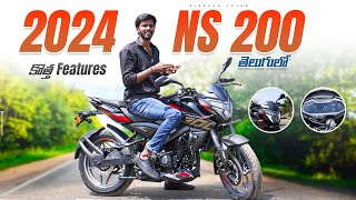 2024 Bajaj Pulsar Ns 200 Telugu Exclusive Review  Rides4U Tejaa [upl. by Rogers]