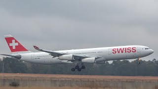 OR Tambo International Airport Plane spotting  Gloomy Morning Arrivals at Johannesburg Airport [upl. by Nemad]