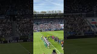 Saarbrücken vs Sandhausen ⚽️ 3 Liga Highlights 💙🖤 saarbrücken trends viral trending [upl. by Yentyrb221]