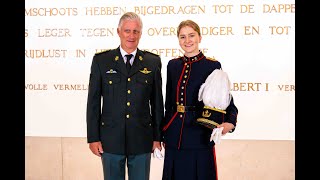 Princess Elisabeth oath as officer of Royal Military School [upl. by Alit254]