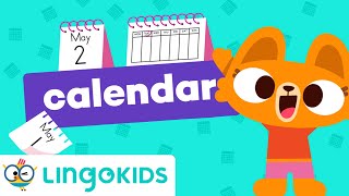 Learn About the Calendar 🗓️  VOCABULARY FOR KIDS  Lingokids [upl. by Enomed851]