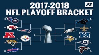 2018 NFL PLAYOFF PREDICTIONS YOU WONT BELIEVE THE SUPER BOWL CHAMPION 100 CORRECT BRACKET [upl. by Tiffy787]