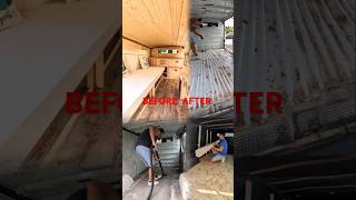 BEFORE AFTER camper conversion camper camping Camp automobile umbau Buss to Camper [upl. by Efal]