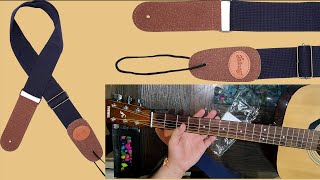 Guitar Strap How to Put On  Guitar Belt Setup  Juarez Guitar Strap  Acoustic Guitar [upl. by Nialb]