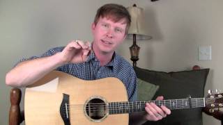 Red Haired Boy on Guitar Free Bluegrass Flatpicking Lesson [upl. by Iegres]