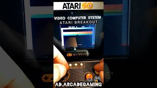 Atari Breakout Gameplay My Arcade Atari Micro Player Pro [upl. by Ameerahs505]