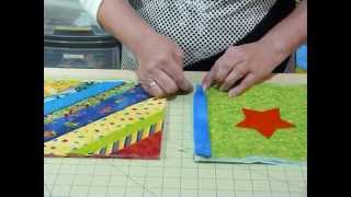 How to join up Quilt as you Go blocks and borders  Quilting Tips amp Techniques 074 [upl. by Grethel494]