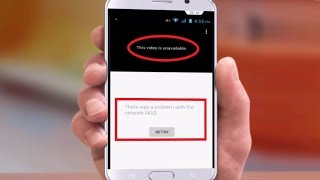 How to Fix Youtube Error There Was a Problem with the Network 400 in Android [upl. by Nerek]