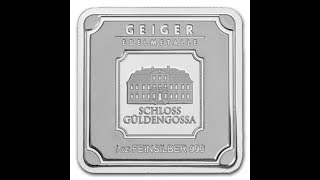 🎄Early Christmas Silver New Geiger 1 oz Square Bars🎄 [upl. by Gothurd]