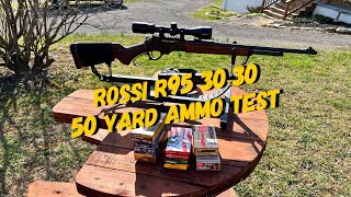 Rossi R95 50 Yard ammo test [upl. by Amitie619]