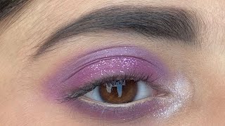 Purple SMOKEY eye makeup  eyeshadow tutorial smokey eyes  purple smokey eye makeup tutorial [upl. by Calia]