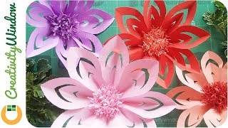 These DIY Paper Flowers are Easy [upl. by Ellecrag]