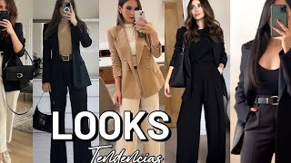 PRENDAS INDISPENSABLES PARA VESTIR  OUTFITS FORMAL MODA 2025 COMO VESTIR FORMAL CON ROPA BÁSICA [upl. by Sou577]