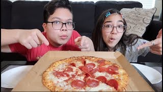 PIZZA  EAT WITH US MUKBANG [upl. by Sucy]