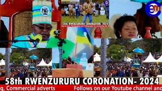 His MAJESTY CHARLES MUMBERE WISELY OMUSINGA WA RWEZURURU KINGDOM SPEECH  58th Coronation [upl. by Llecrep102]