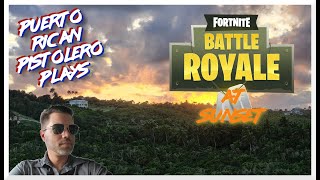 Fortnite at Sunset from the Rooftop Terrace  LIVE from Puerto Rico [upl. by Kermy189]