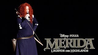 Princess Merida  Disneys Brave CosplayAct  Animuc 2014 [upl. by Ellac]