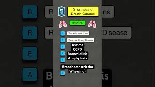 🔥 How to Remember Shortness of Breath Causes in 60 Seconds MNEMONIC nursing nclex usmle [upl. by Rafat]