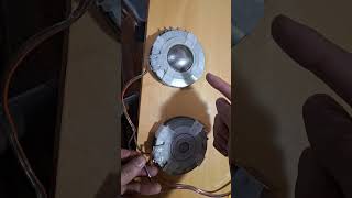 Super tweeter domo de titânio diy protótipo vs fenolico shorts speaker jbl hifiaudio [upl. by Abate]