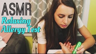 Allergy Test amp Skin Treatment ASMR [upl. by Elocyn657]