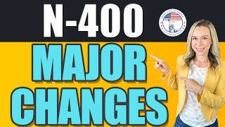 CHANGES in the new N400 FORM Application for US Naturalization YOU SHOULD KNOW [upl. by Nylesoy456]