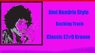 Jimi Hendrix Style Backing Track  Classic E79 Groove [upl. by El]