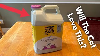 Best Kitty Litter Purina Tidy Cats Light Weight Low Dust Clumping review amazon cat [upl. by Iilek]