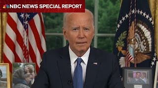 Watch President Bidens historic address on leaving the 2024 race [upl. by Kcinemod]