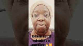 AMEN SANDRA THANKS HER 750 SUBSCRIBERS 🙏▶️❤️ [upl. by Silliw517]