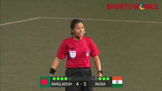 HIGHLIGHTS  INDIA v BANGLADESH FINAL  SAFF U 19 Women’s Championship 2024 BANGLADESH [upl. by Tfat800]