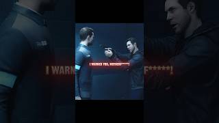 Connor Provokes Detective Reed  Detroit Become Human shorts gaming detroitbecomehuman [upl. by Knutson908]