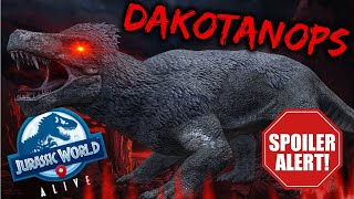 ¡¡CREACIÓN y ANÁLISIS DAKOTANOPS –Híbrido Legendario de la Actualización 24 –Jurassic World Alive [upl. by Esirahc]