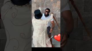 Actor Stan Nze surprises Okopi Peterson and wife at their traditional weddinglove africa shorts [upl. by Thirza19]