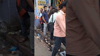 Garbage filled road in india viralvideo shortvideo shorts travel [upl. by Rabi]