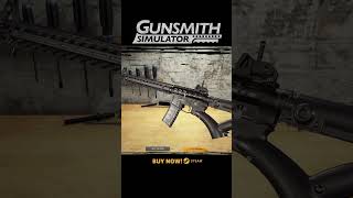 M4 Skeletonized  Gunsmith Simulator m4 shorts gunsmithsimulator guns steam gaming [upl. by Fuchs]