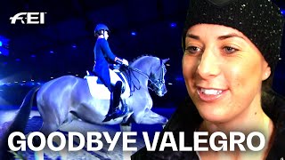 Valegros Farewell  Insights w Charlotte Dujardin  Equestrian World [upl. by Ecnarrat475]