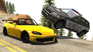 Extreme Police Chases CrashesampFails PIT Maneuvers 16  BeamNG Drive [upl. by Leahcimluap99]