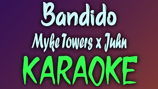 Bandido KaraokeInstrumental  Myke Towers x Juhn El All Star [upl. by Thibault81]