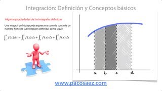 3 Integrales Integrales definidas y cálculo probabilidades [upl. by Nnylatsyrk]